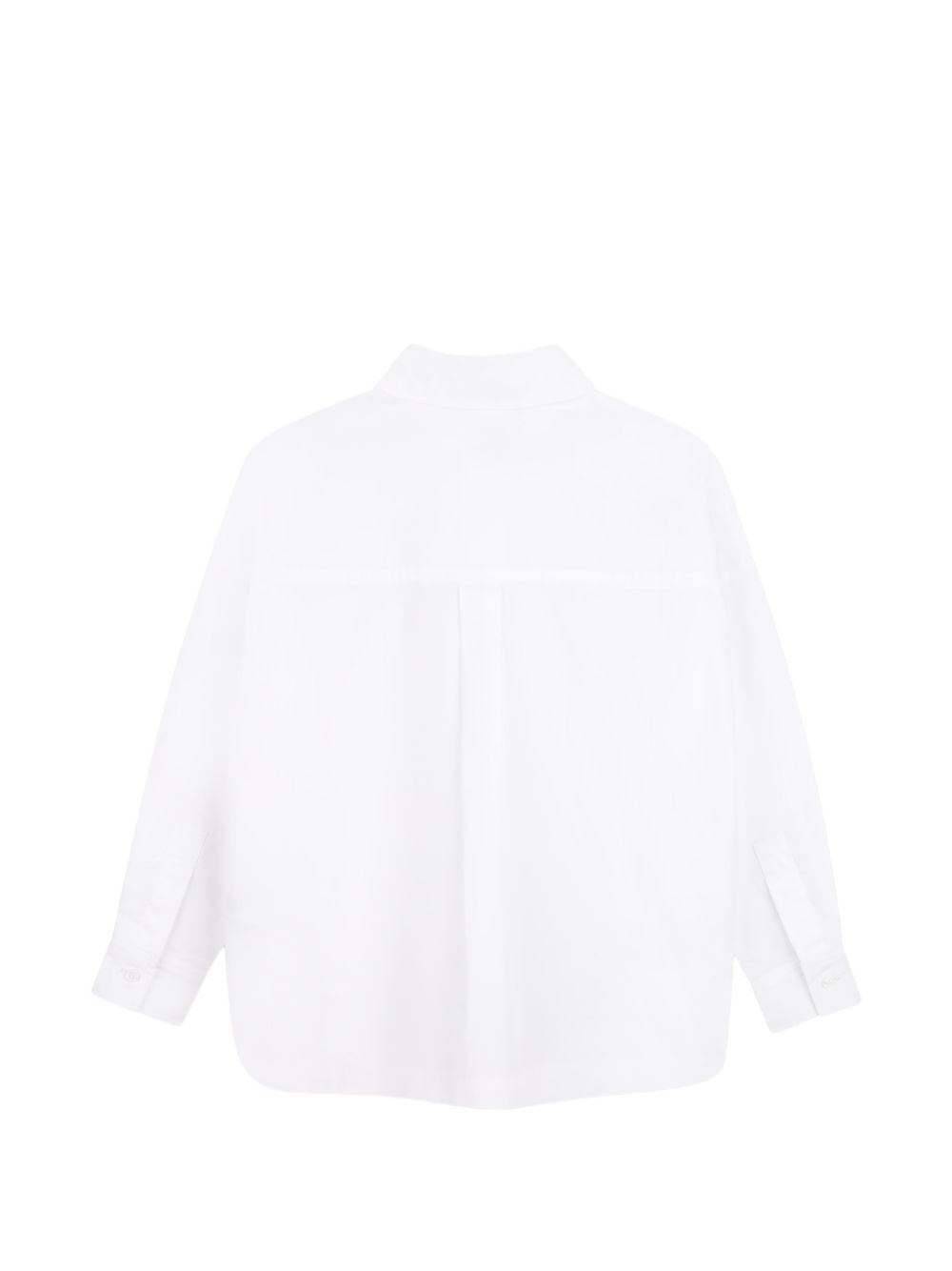 Long-maniche shirt in cotton poplin. Buttoned opening sul davanti. Loose maniche. Removable tie con karl signature illustrazione. Mini me. Z31316 10P KARL LAGERFELD KIDS 