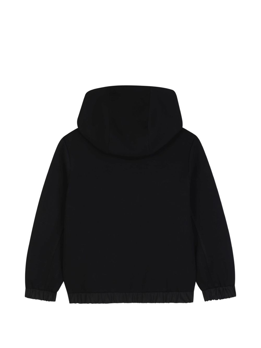 Con cappuccio cardigan in double jersey. Zip chiusura. Side tasche. Polyamide fabric al base e polsini. Karl lagerfeld logo in rubber sul chest e retro. Z31377 09B KARL LAGERFELD KIDS 