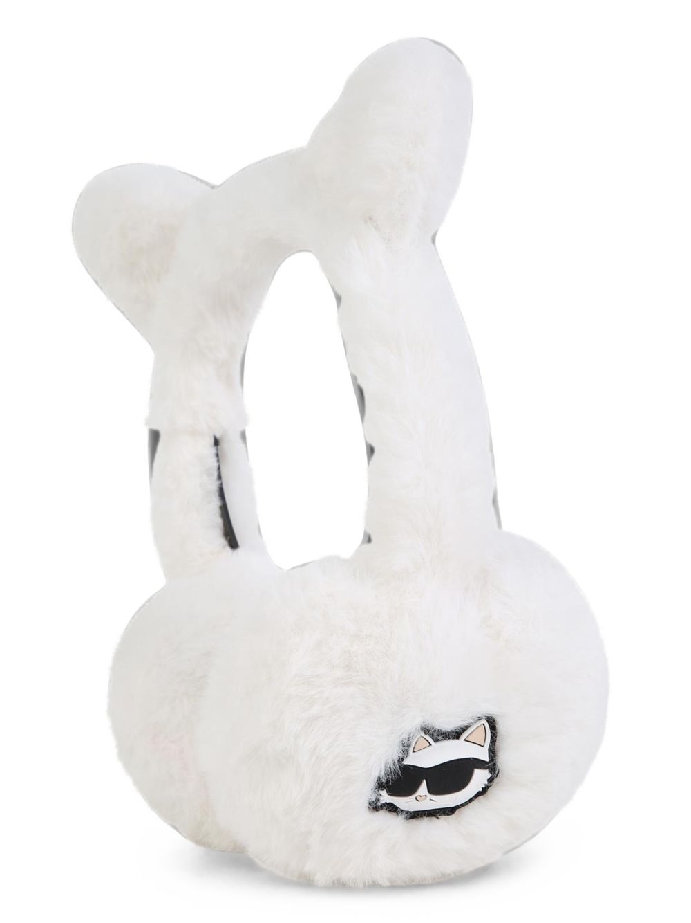 Earmuffs in faux-fur con ears. Choupette e karl badges in relief. Z31455 10P KARL LAGERFELD KIDS 