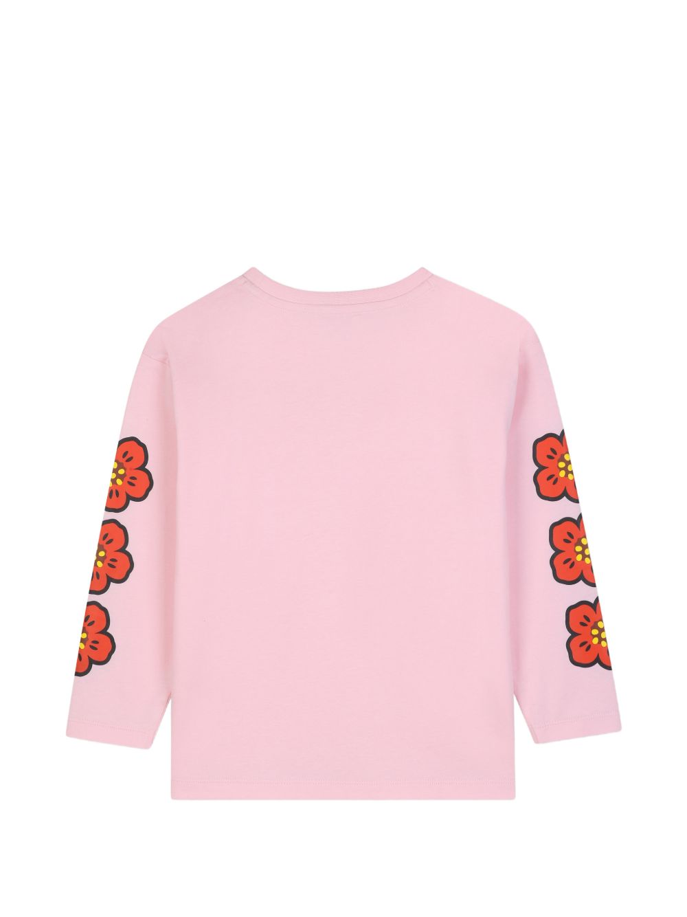 Maniche lunghe t-shirt in jersey (100% organic cotton), branded stampa on davanti e on maniche. K62018 44F KENZO KIDS 