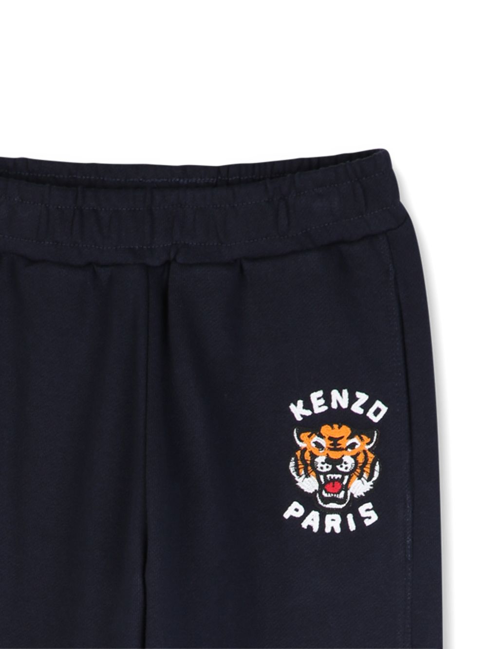 Jogging pantaloni in unbrushed fleece (100% cotton), vita elastica, two seam tasche, branded ricamo on davanti. K62026 845 KENZO KIDS 