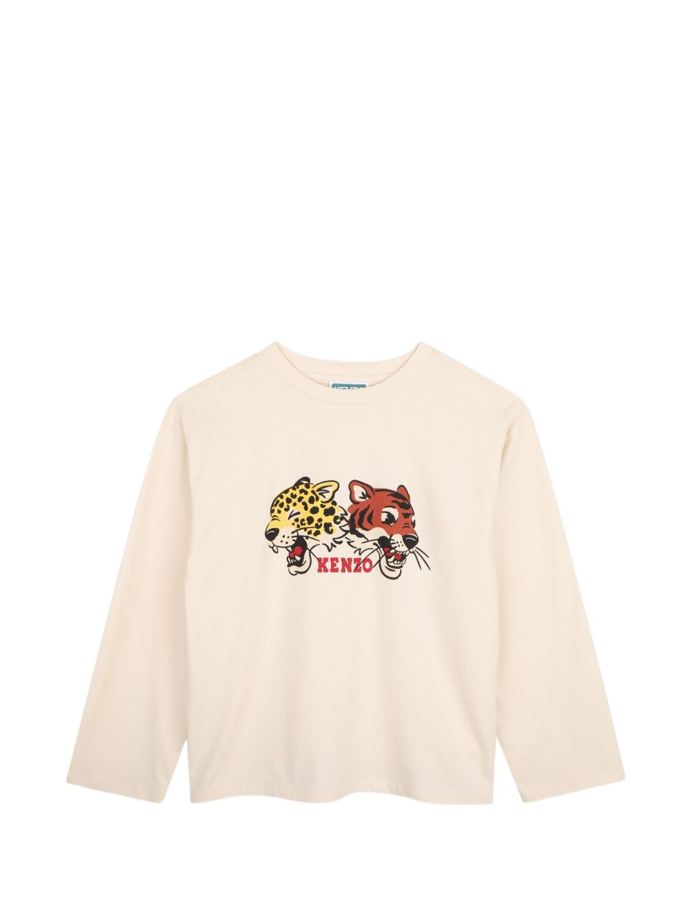 Maniche lunghe t-shirt (100% organic cotton), branded stampa sul davanti. K62169 21G KENZO KIDS 