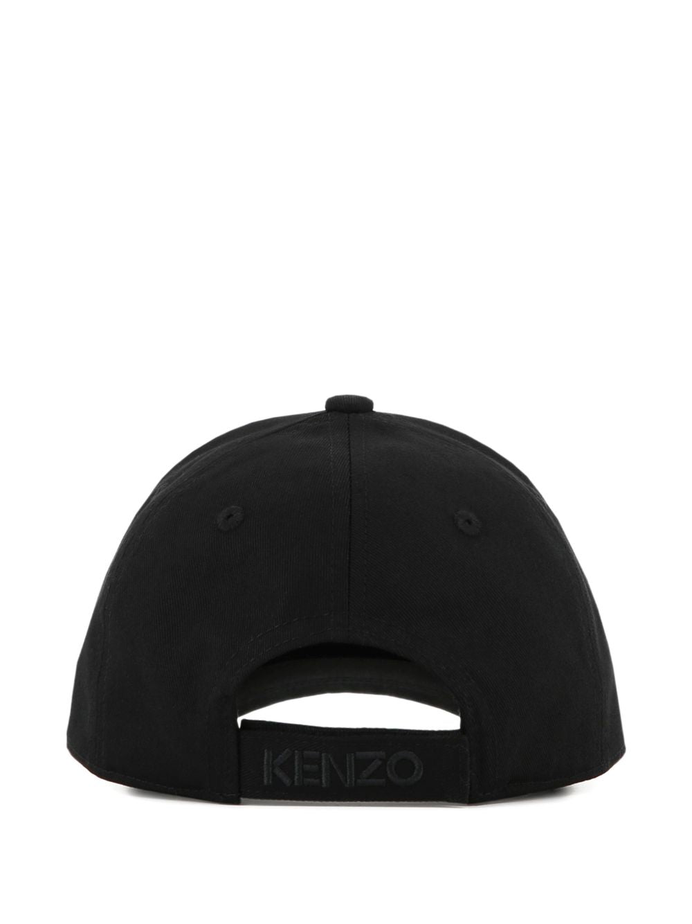Cotton twill cap (100% cotton) con branded ricamato patche on davanti. Fodera e cleantape in cotton. Regolabile al retro con hook e loop fastener con branded ricamo. K62184 09B KENZO KIDS 
