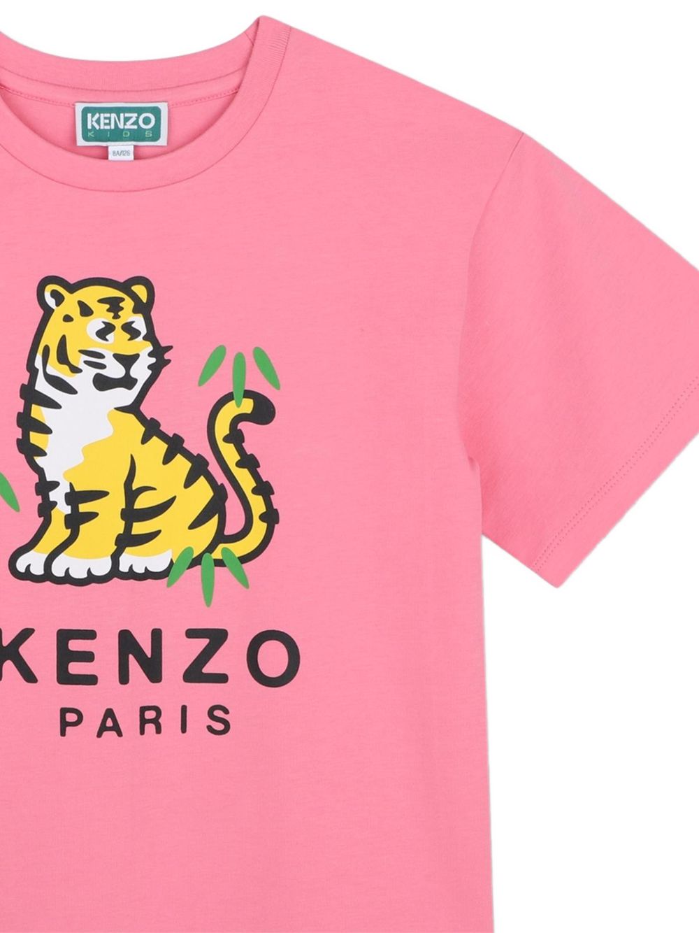 Heavy t-shirt in jersey (100% organic cotton), branded stampa on davanti. K62208 45A KENZO KIDS 