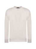 Maglione sfumato in cashmere grigio