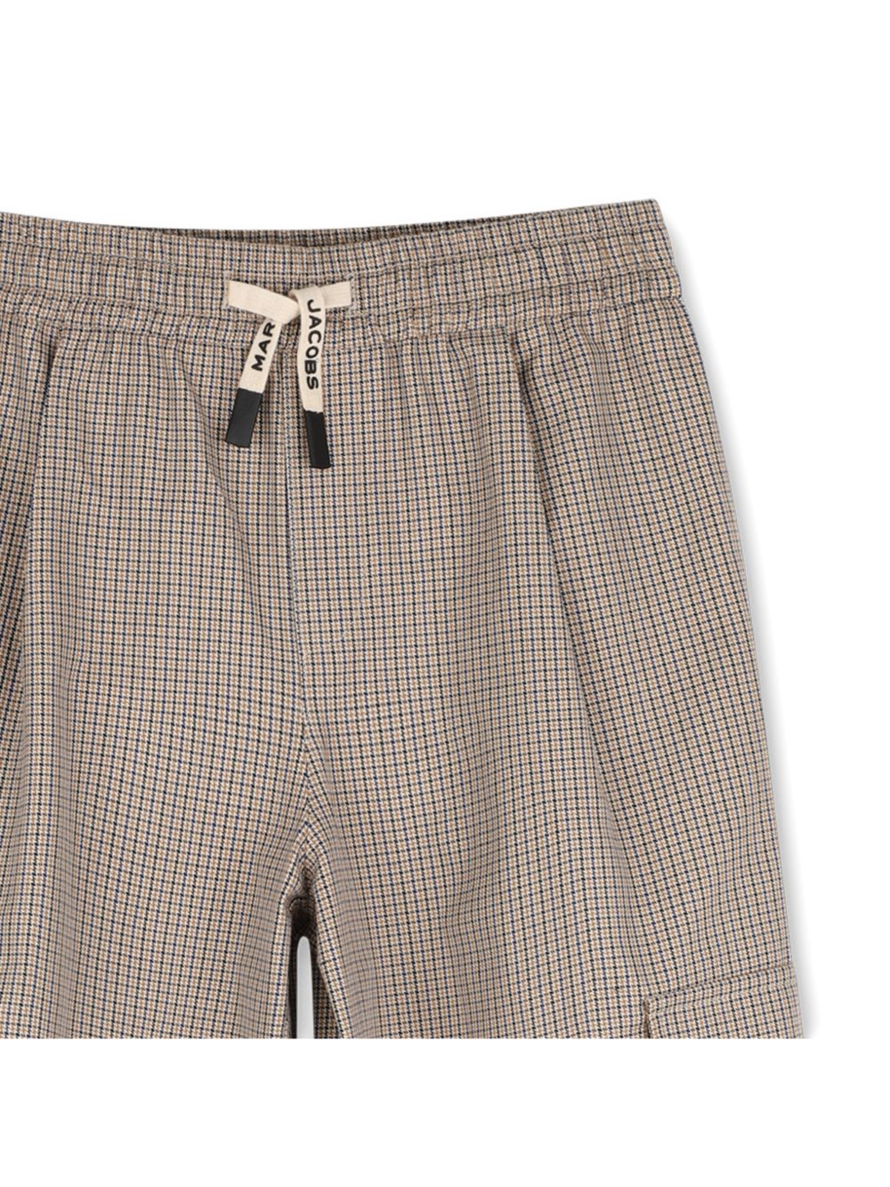 Houndstooth stampa pantaloni con a marc jacobs branded coulisse al fascia in vita, two side flap tasche, e a marc jacobs woven label on one of them. W61051 184 MARC JACOBS KIDS 