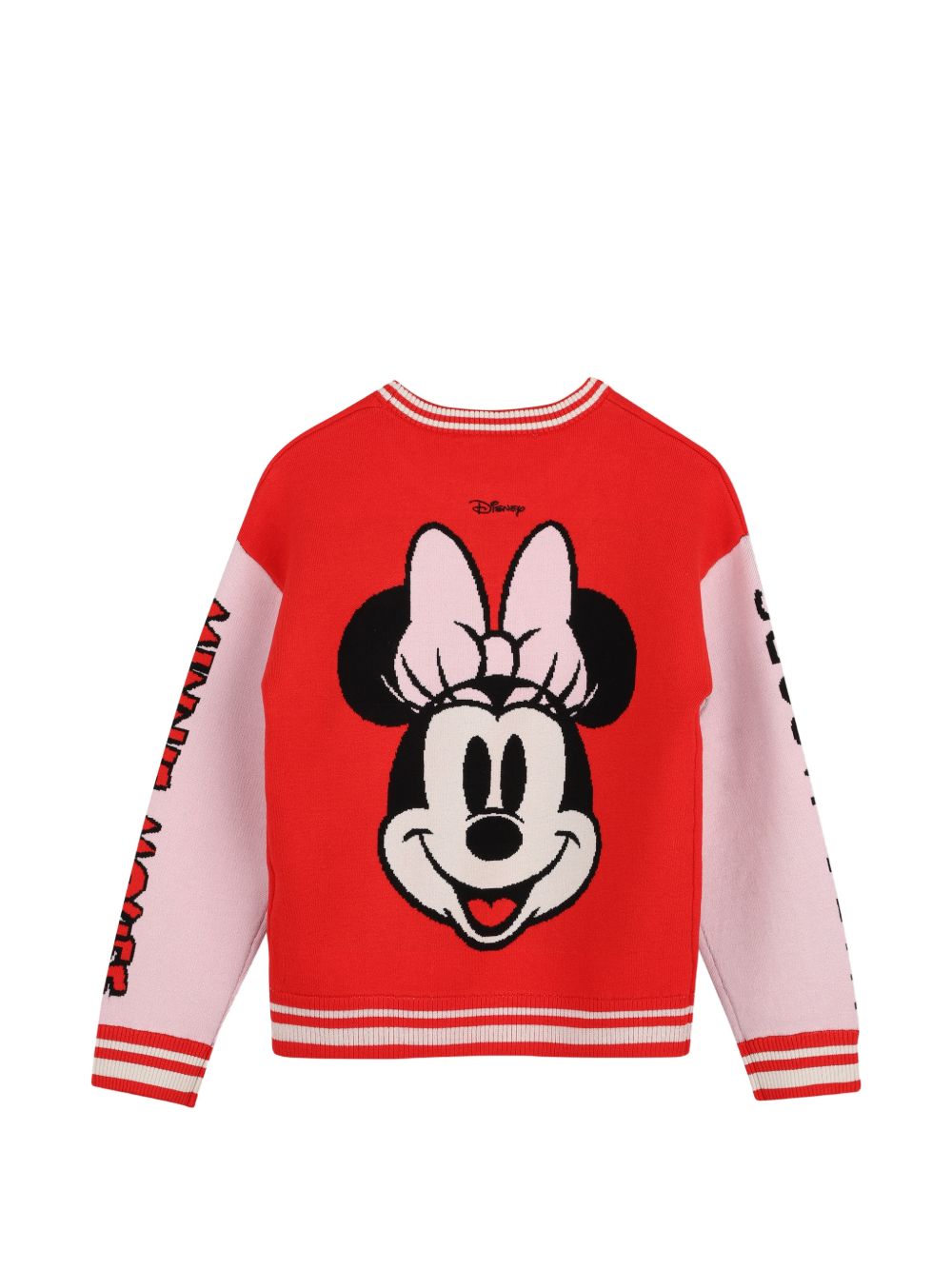 In collaboration con disney: felpa con davanti jacquard featuring mickey mouse x marc jacobs branding e woven label al retro. W61110 975 MARC JACOBS KIDS 