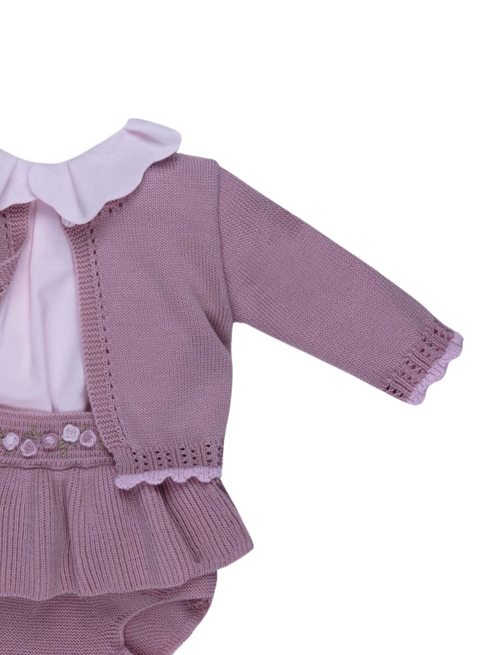Set 3 p.zi con giacc.pantalone corto smacchinato IS2760MU C993 MARLU' KIDS 