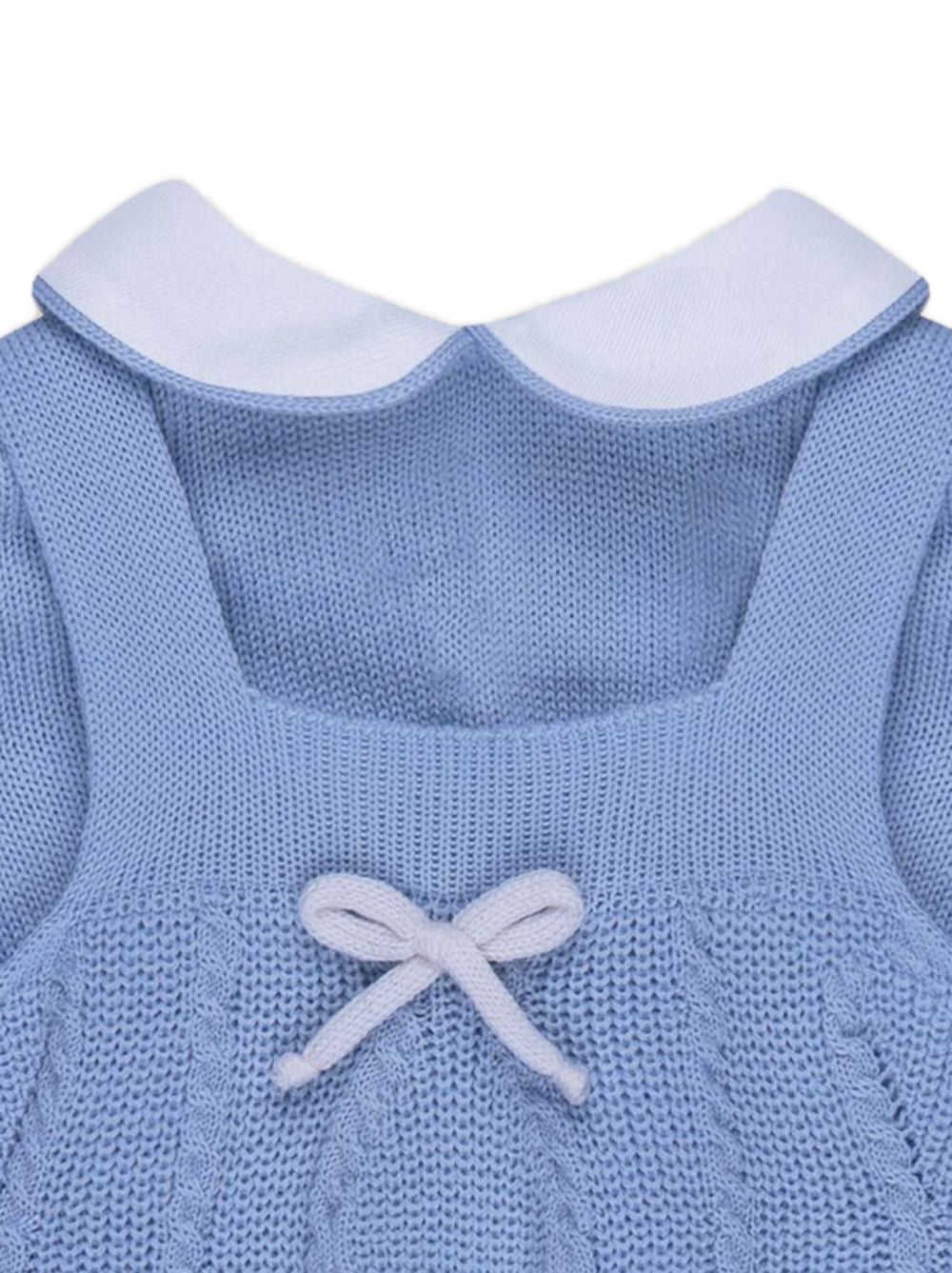 Set 2 pezzi con salopete  lungo smacchinato IS5030 C402 MARLU' KIDS 