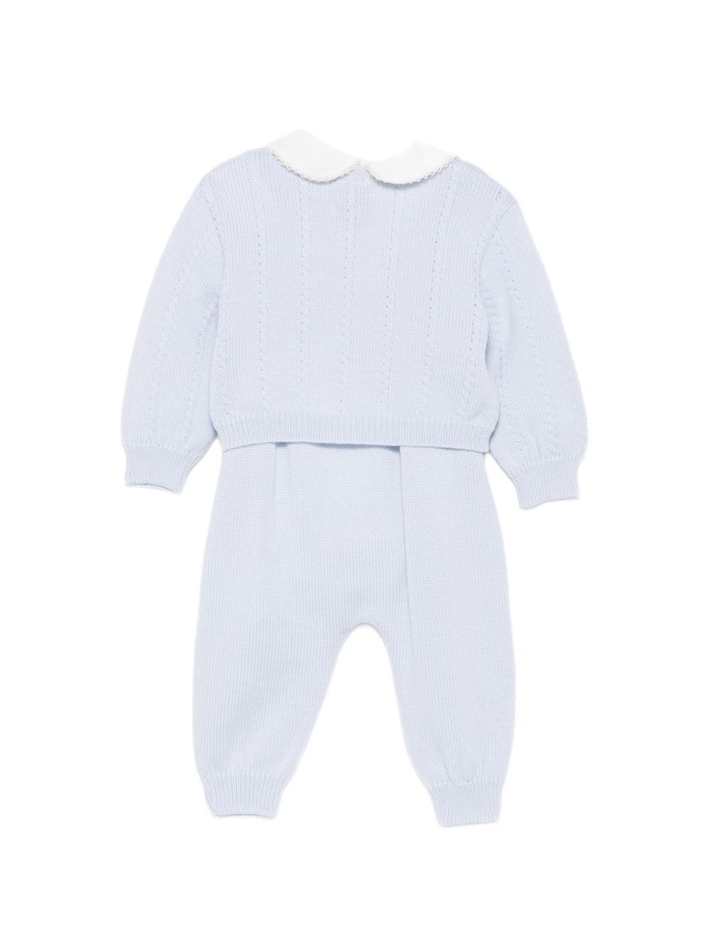 Set 3 pezzi con salopete  lungo smacchinato IS6131 C460 MARLU' KIDS 