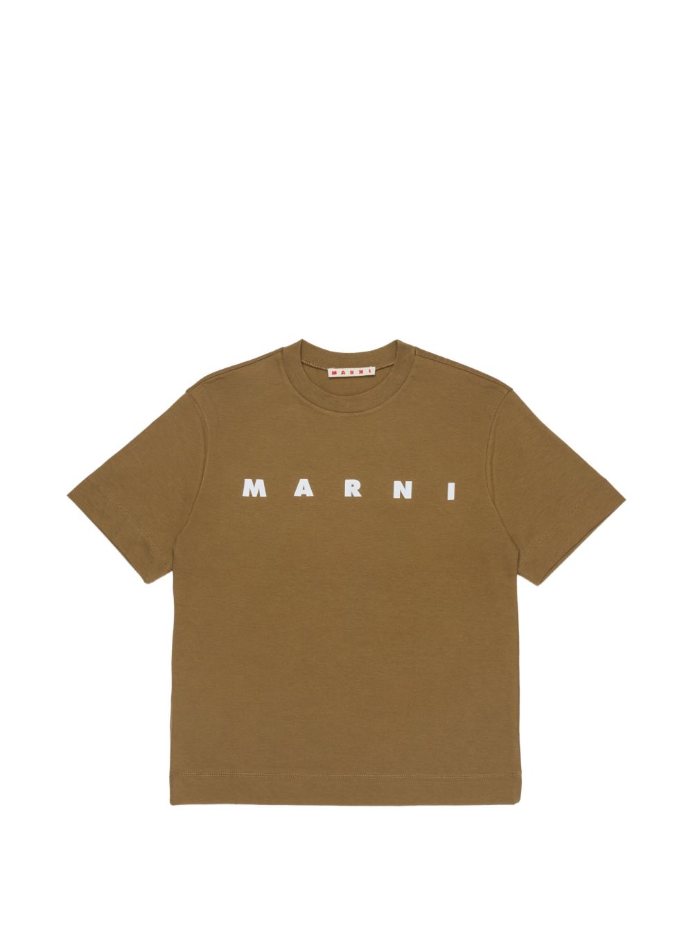 T-shirt Wood Brown M002MVM00RF 0M721 MARNI KIDS 