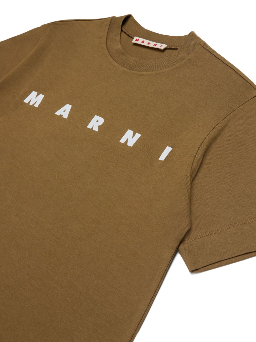 T-shirt Wood Brown M002MVM00RF 0M721 MARNI KIDS 