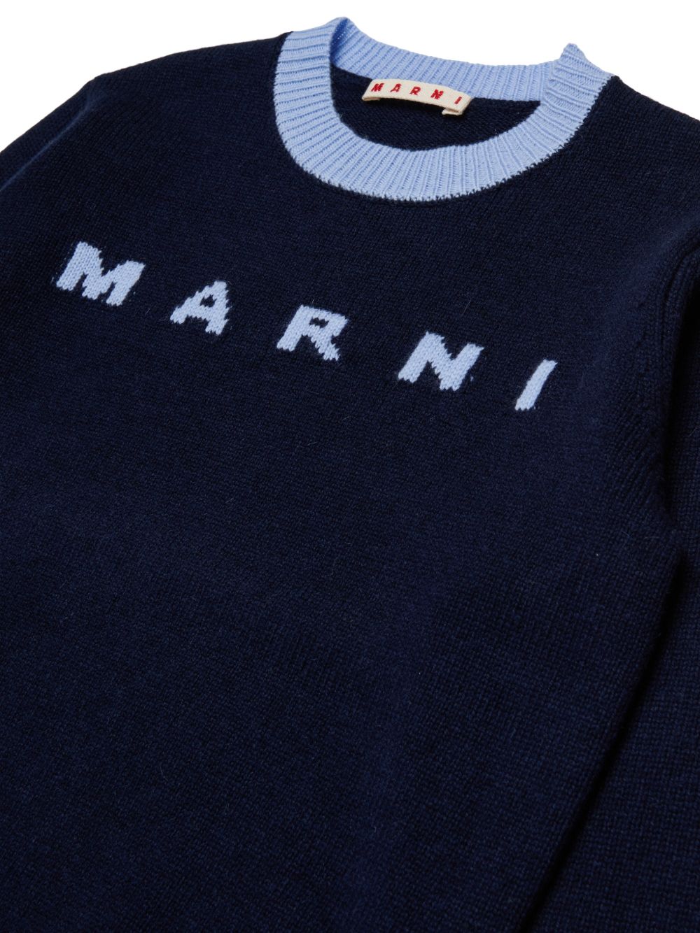 Maglione in Lana Dark Sea Blue M01214M00ML 0M862 MARNI KIDS 