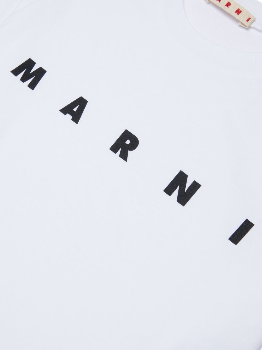 Maglia Bianco M01603M00RF 0M100 MARNI KIDS 