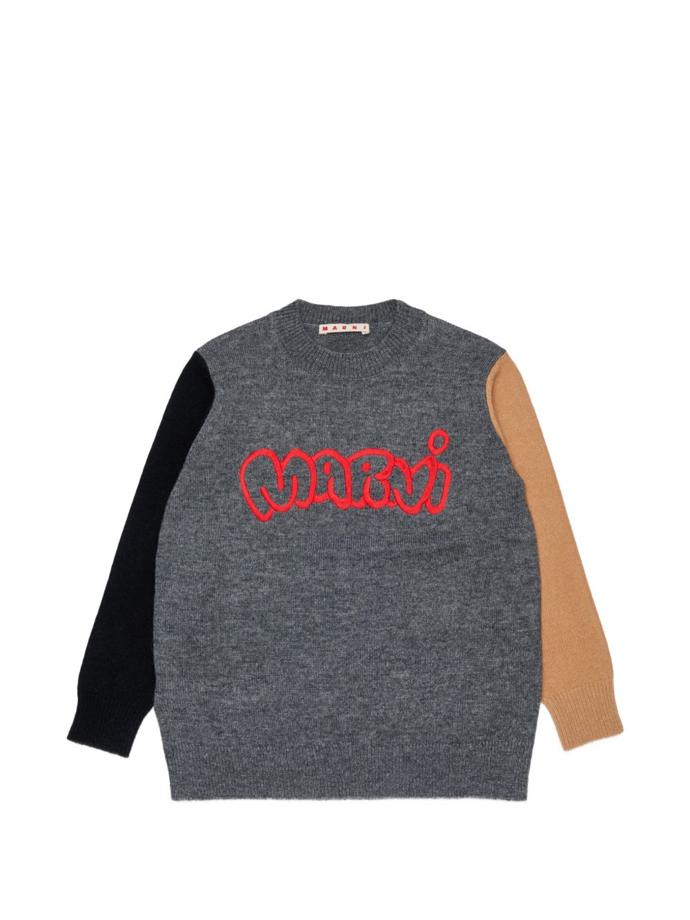 Maglione in Lana Charcoal Gray Melange M01871M00Y5 0M901 MARNI KIDS 