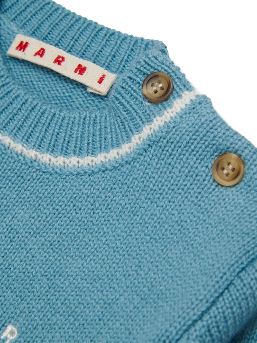 Maglione in Lana Aqua Blue M01875M004C 0M866 MARNI KIDS 