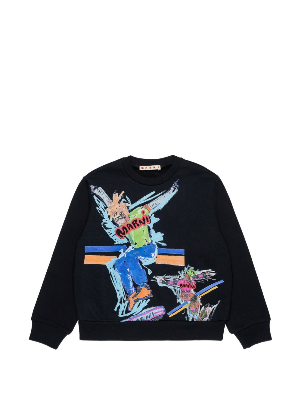 Felpa Nero M01884M00NF 0M900 MARNI KIDS 