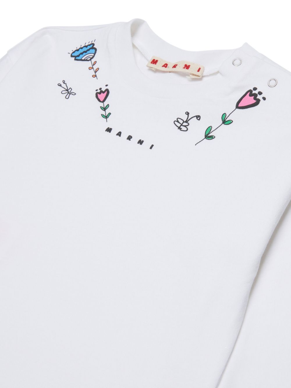 Maglia Bianco M01899M00SG 0M100 MARNI KIDS 