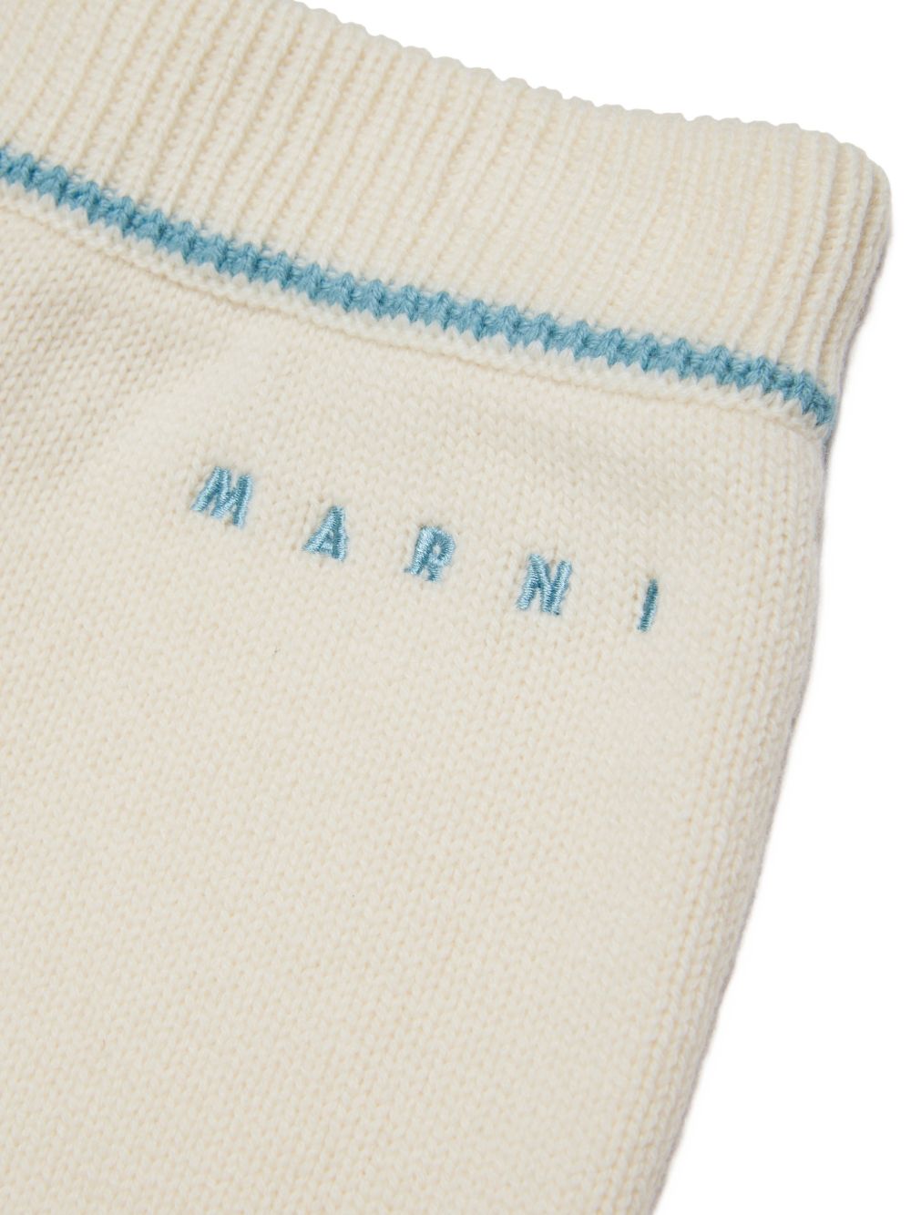 Pantalone in Lana Pearl White M01926M004C 0M116 MARNI KIDS 