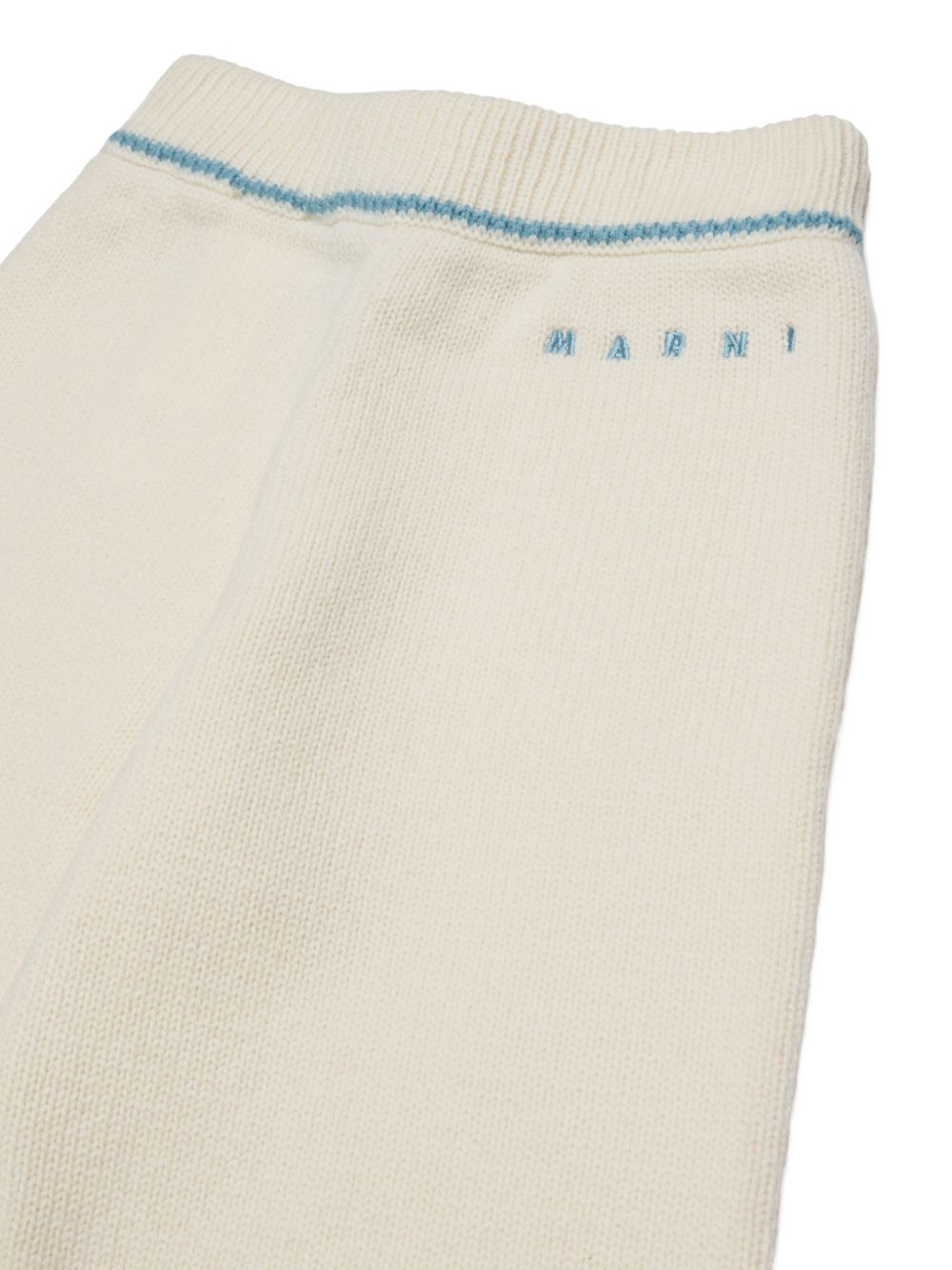 Pantalone in Lana Pearl White M01926M004C 0M116 MARNI KIDS 