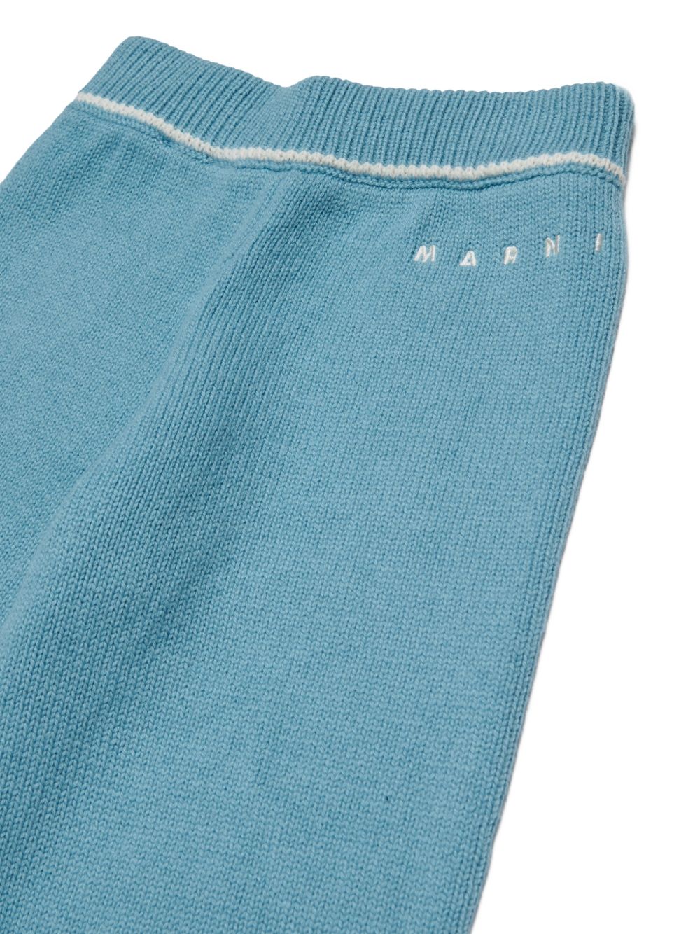 Pantalone in Lana Aqua Blue M01926M004C 0M866 MARNI KIDS 