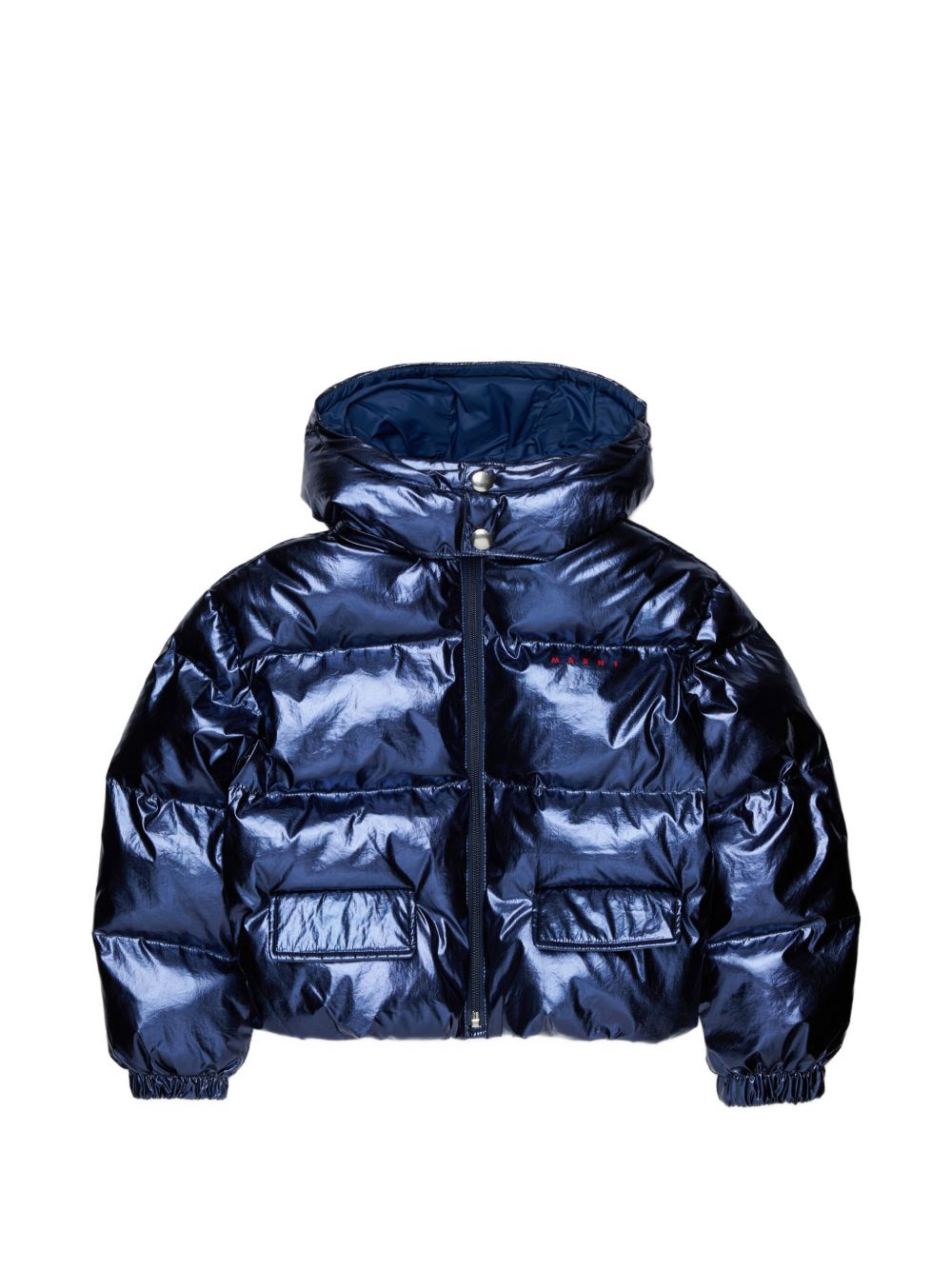 Giubbino Metallic Light Blue M01928M00XD 0M864 MARNI KIDS 