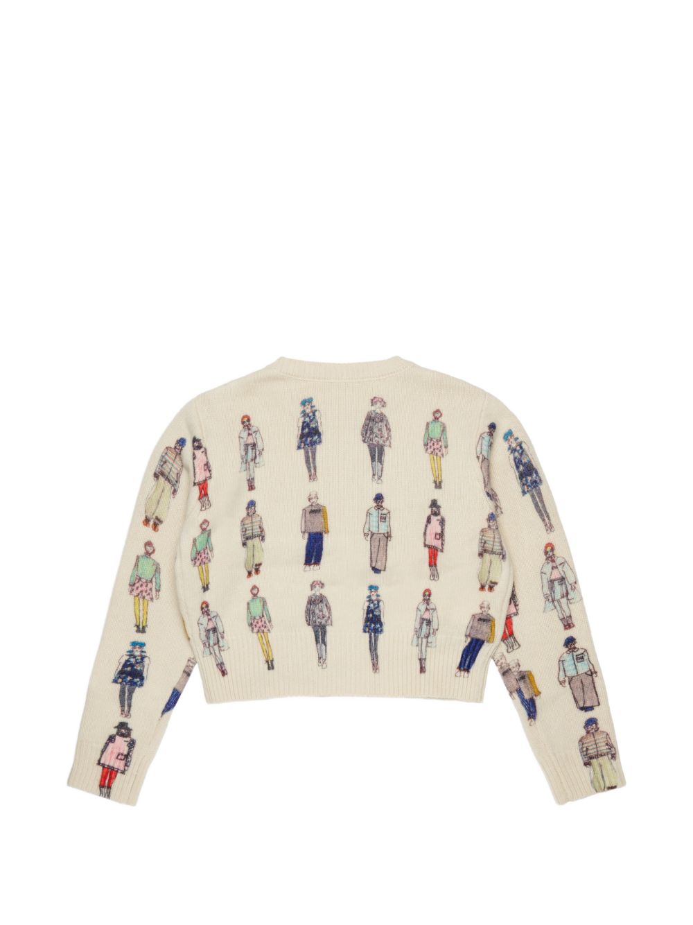 Maglione in Lana Pearl White M01952M00Y6 0M116 MARNI KIDS 
