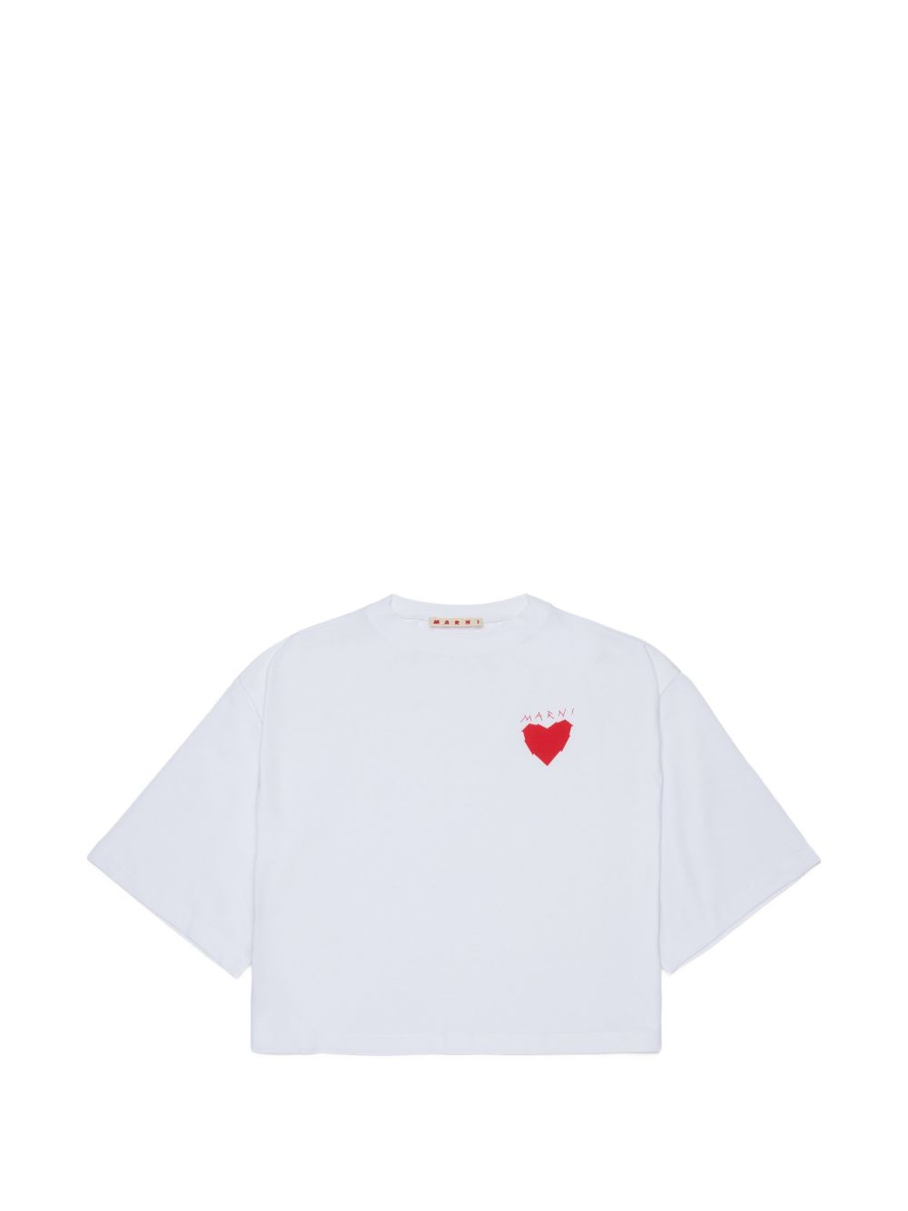 T-shirt Bianco M02014M00YP 0M100 MARNI KIDS 