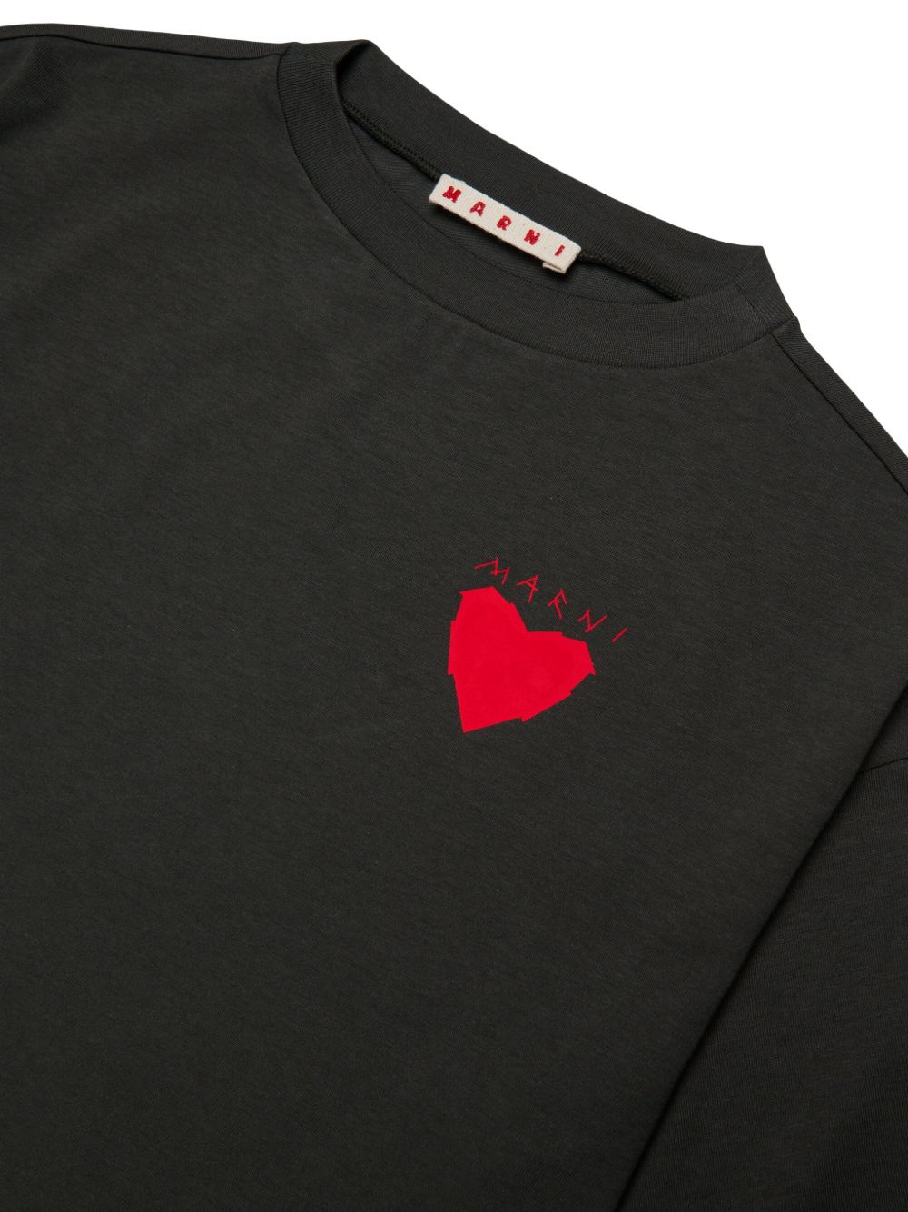 T-shirt Charcoal Grey M02014M00YP 0M924 MARNI KIDS 