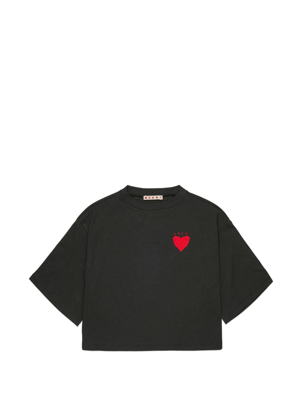 T-shirt Charcoal Grey M02014M00YP 0M924 MARNI KIDS 