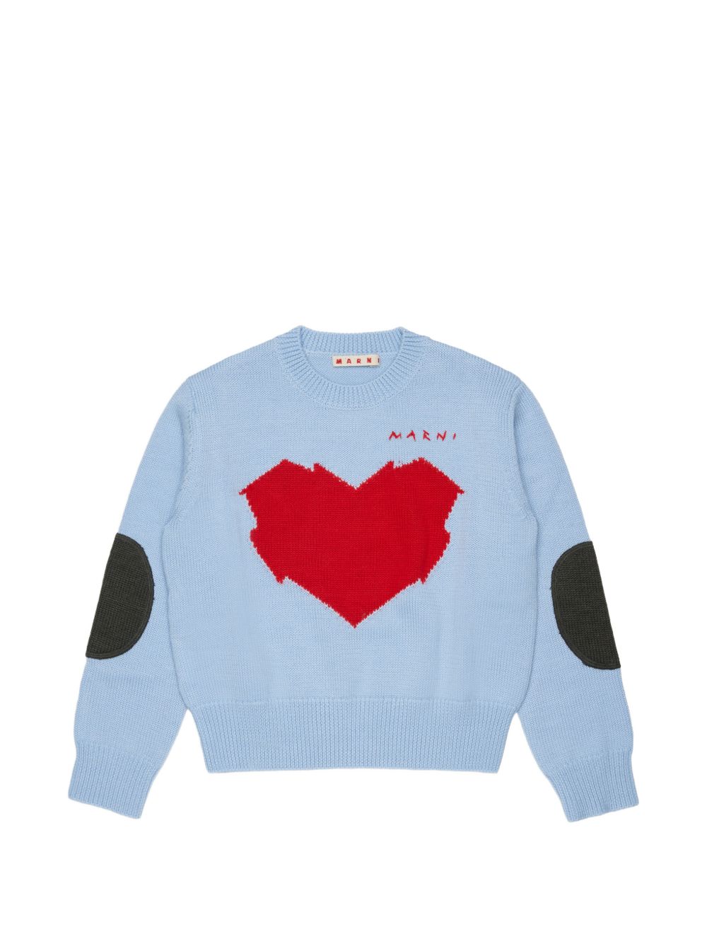 Maglione in Lana Powder Light Blue M02017M00XT 0M863 MARNI KIDS 
