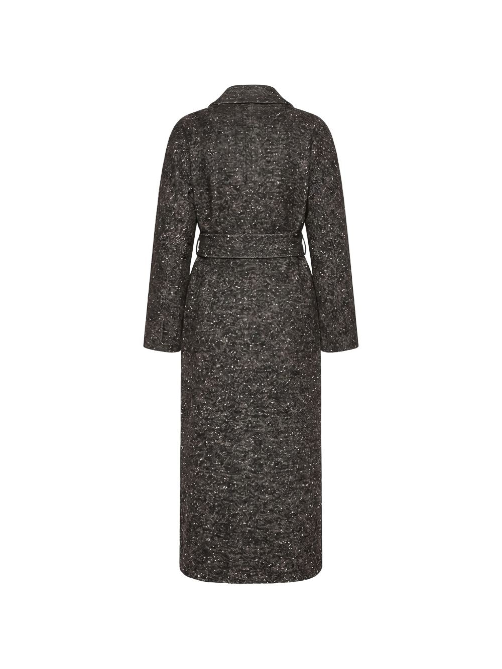 Cappotto in lana vergine Bianco nero 2626016102600 001 MAX MARA STUDIO 