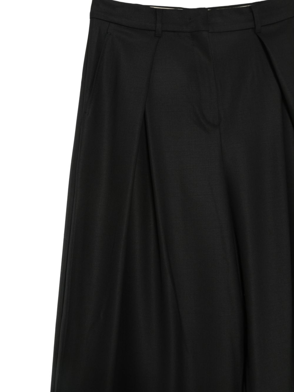 Pantalone lungo in lana vergine Nero 2626136052600 005 MAX MARA STUDIO 