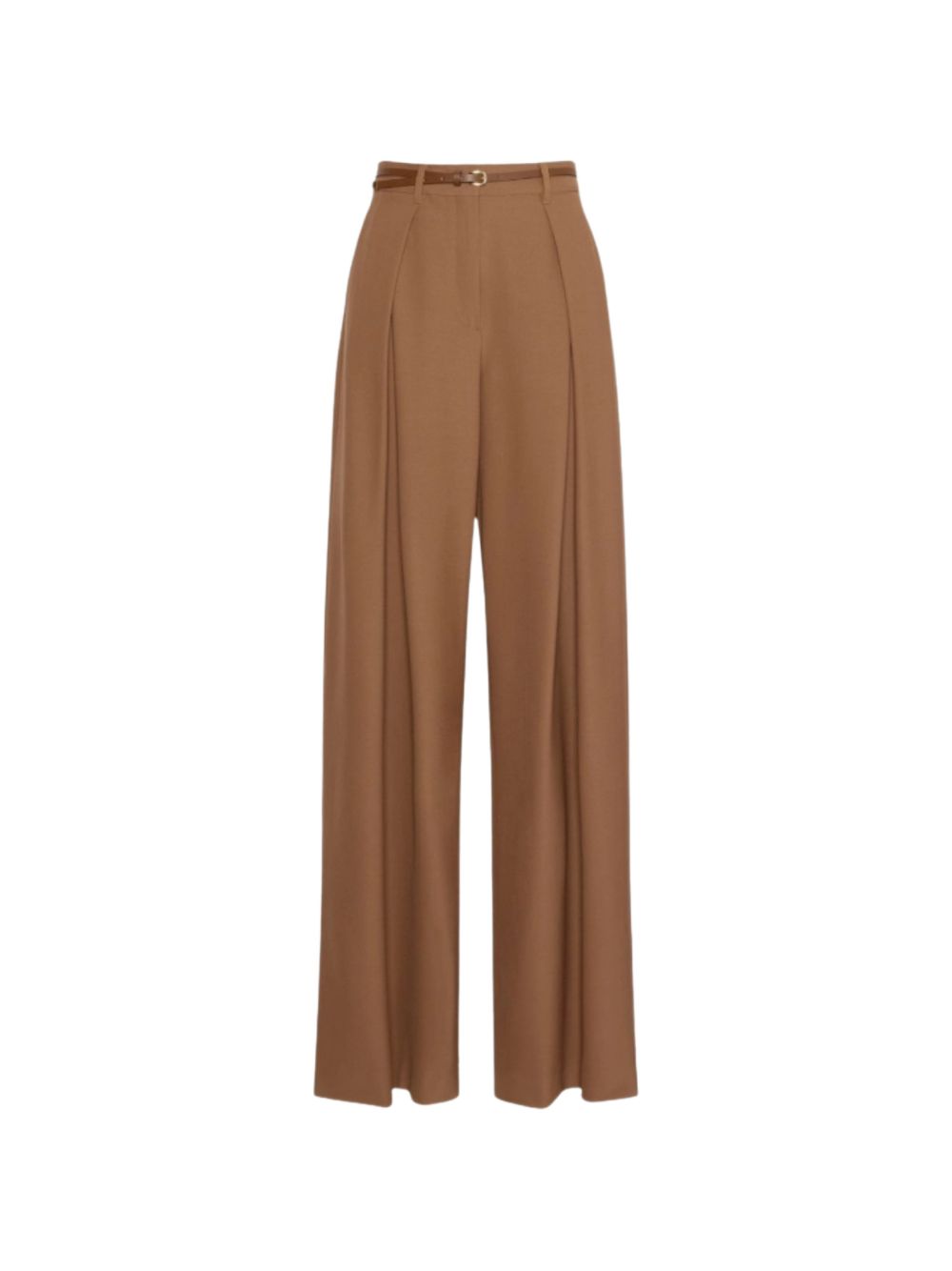 Pantalone lungo in lana vergine Cuoio 2626136052600 020 MAX MARA STUDIO 