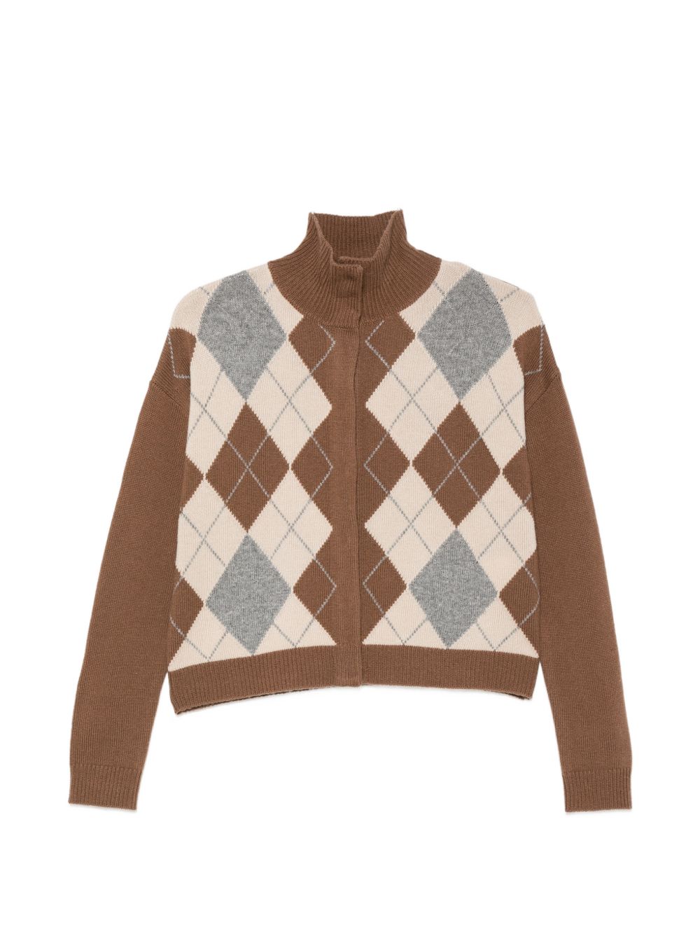 Cardigan in lana Cuoio 2626346052600 003 MAX MARA STUDIO 