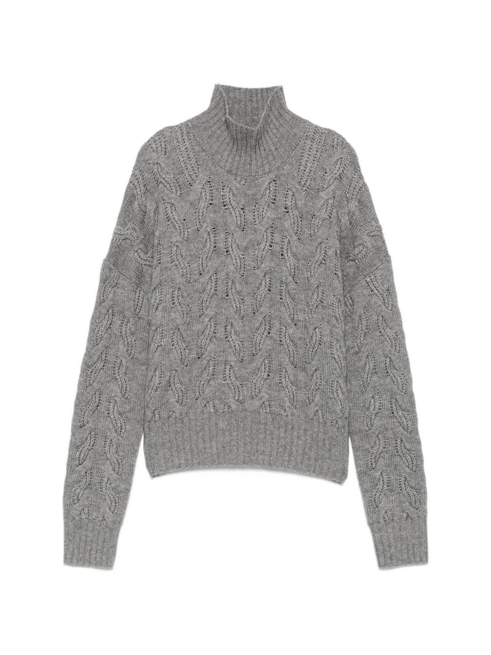 Maglia-canottiera-top in lana Grigio medio 2626366042600 008 MAX MARA STUDIO 