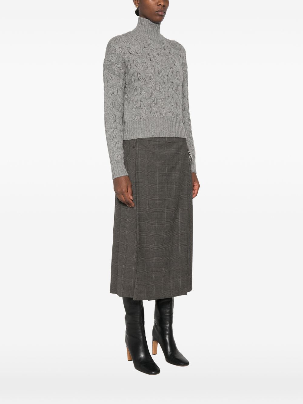 Maglia-canottiera-top in lana Grigio medio 2626366042600 008 MAX MARA STUDIO 