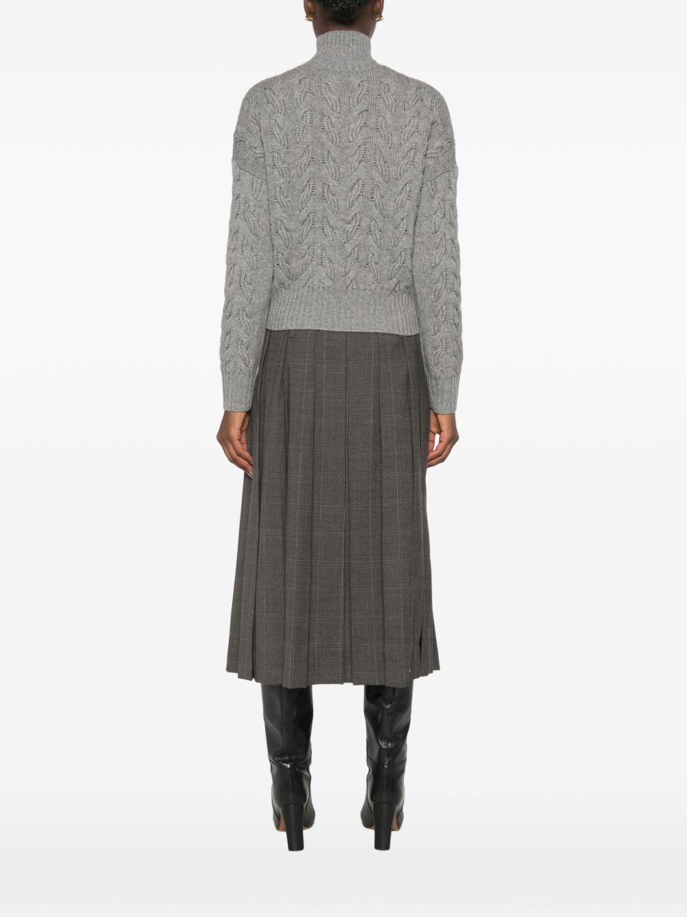 Maglia-canottiera-top in lana Grigio medio 2626366042600 008 MAX MARA STUDIO 