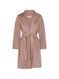 Cappotto in lana vergine Cammello