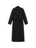 Cappotto in lana vergine Nero