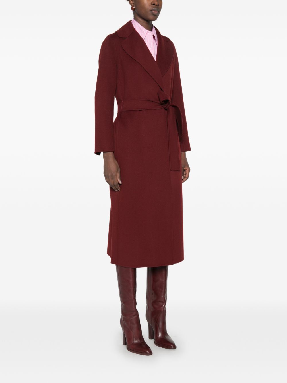 Cappotto in lana vergine Bordeaux 2629016073600 014 MAX MARA 'S 
