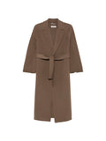 Cappotto in lana vergine Fango