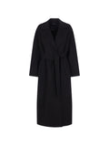Cappotto in lana vergine Nero