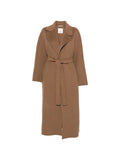 Cappotto in lana vergine Nocciola