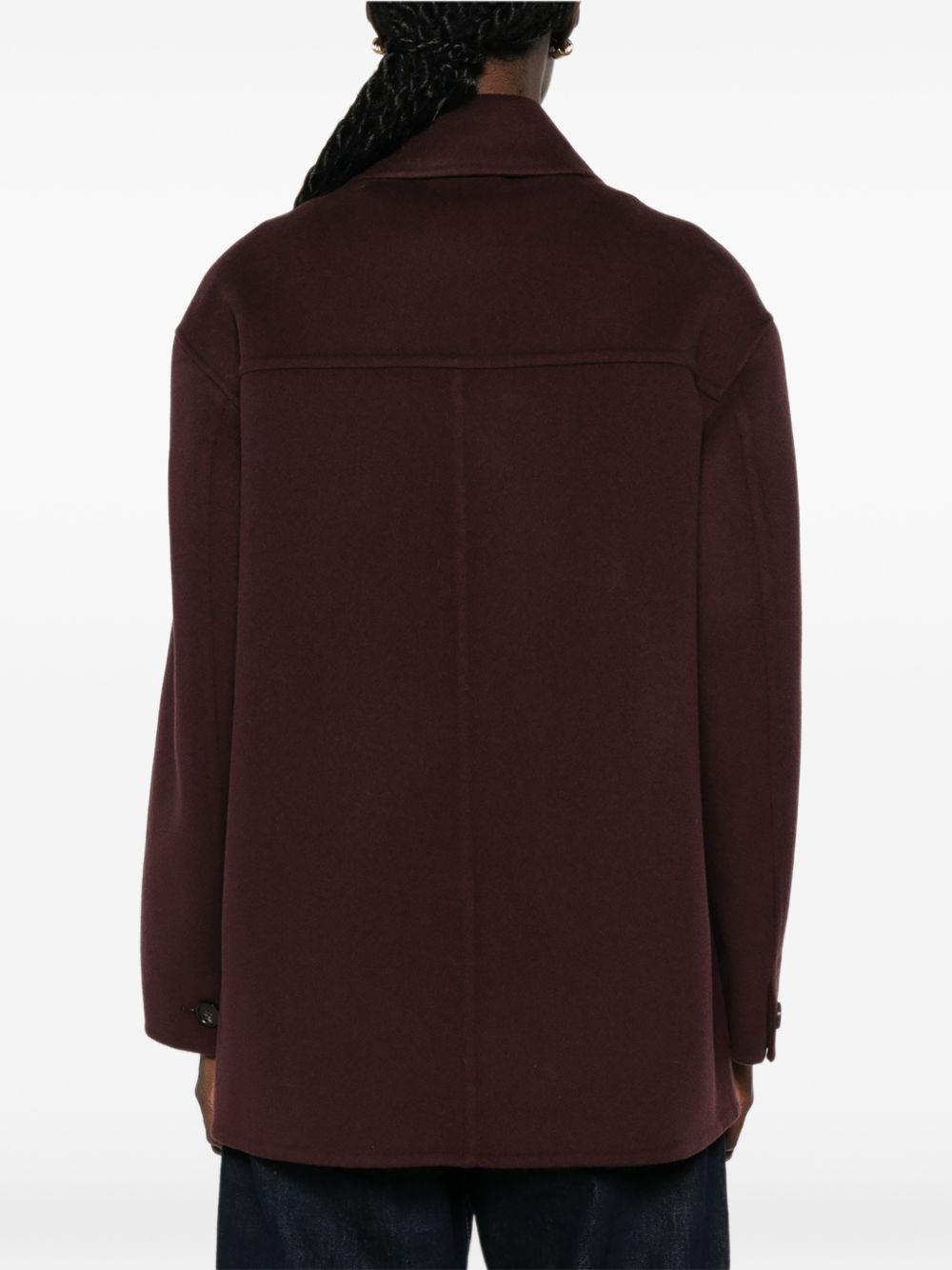Giaccone in lana vergine Rosso scuro 2629086011600 017 MAX MARA 'S 