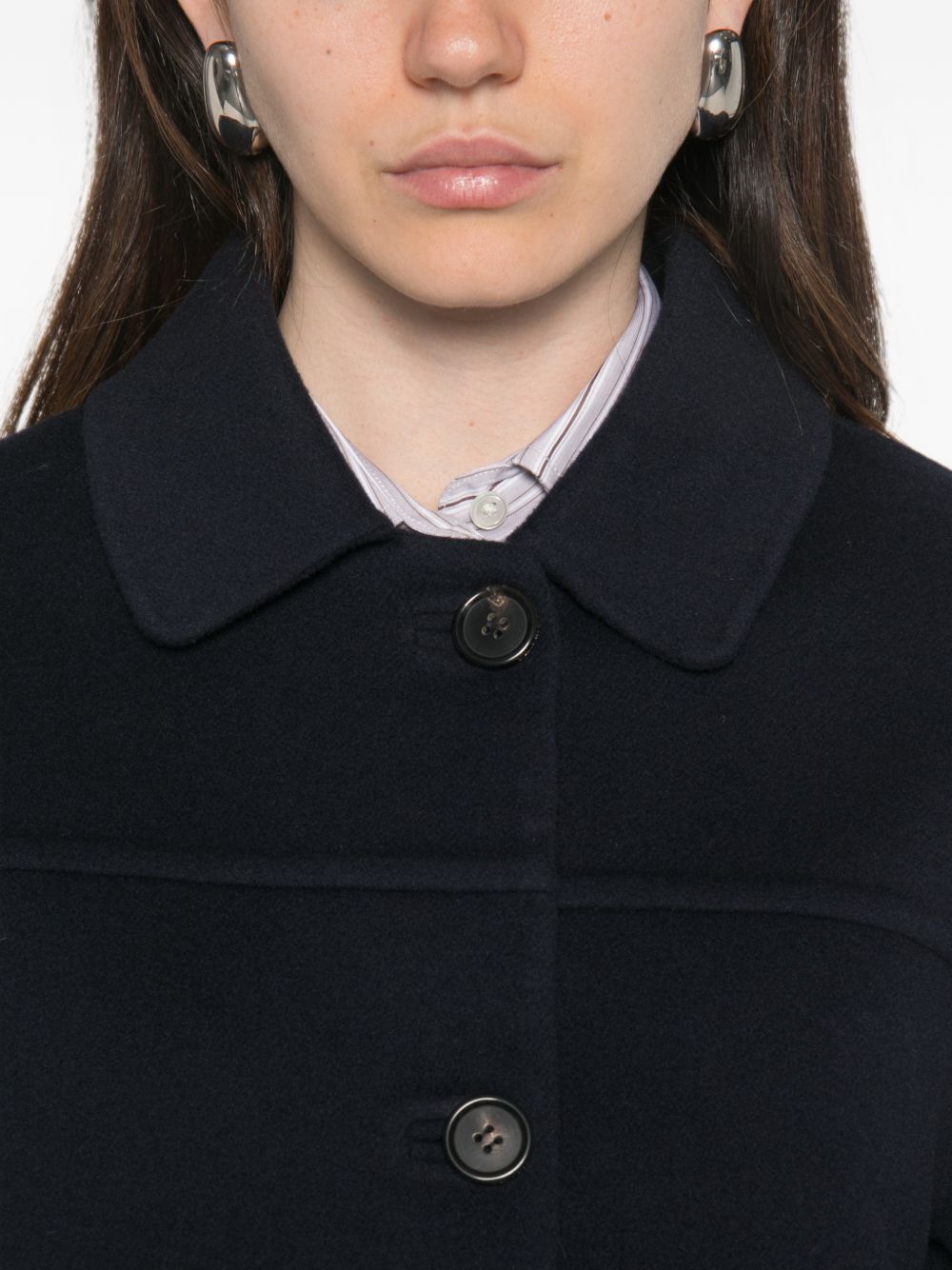 Giaccone in lana vergine Blu notte 2629086011600 081 MAX MARA 'S 