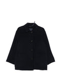 Giaccone in lana vergine Blu notte