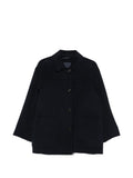 Giaccone in lana vergine Blu notte