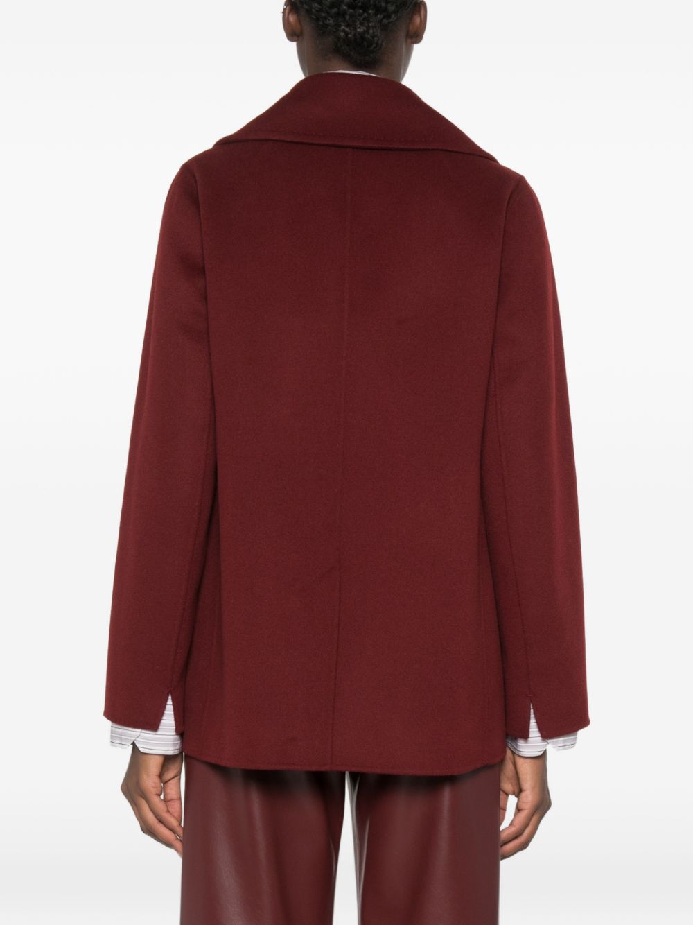 Giaccone in lana vergine Bordeaux 2629086033600 014 MAX MARA 'S 