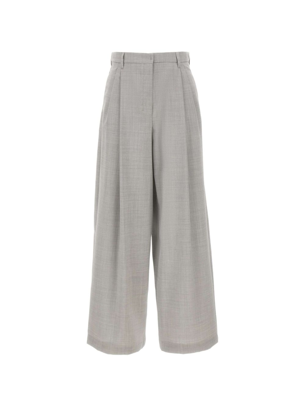 Pantalone lungo in lana vergine Grigio chiaro 2629136143600 014 MAX MARA 'S 